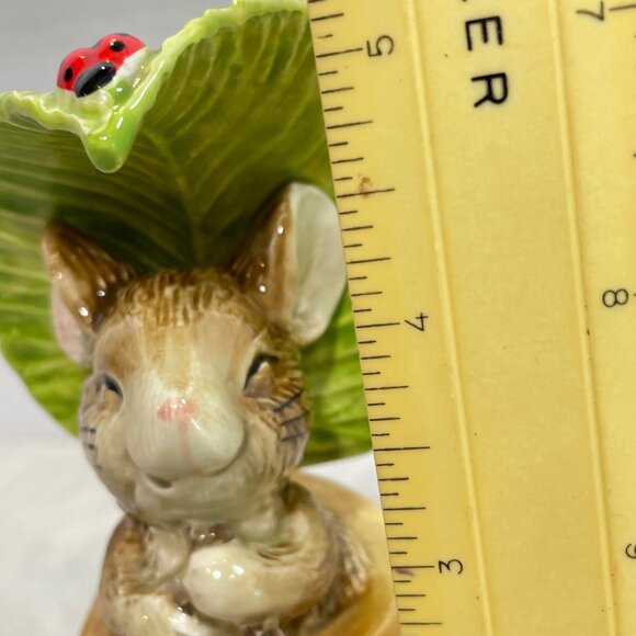 Gibson Greetings Musical Mouse and lady bug Rowing musical Figurine - Picture 12 of 12